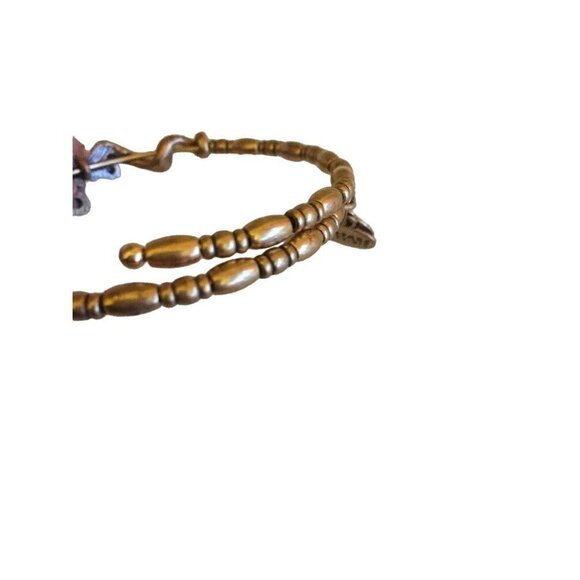 Alex and Ani Gold tone Script Love expandable Bracelet - Picture 5 of 5
